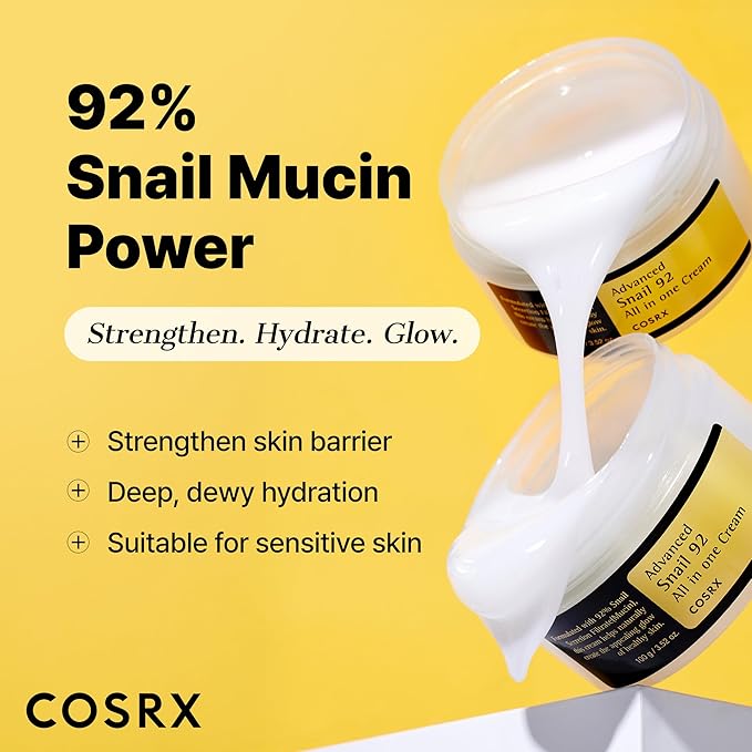 COSRX Advanced Snail 92 All in One Cream moisturizer, 3.52 oz - photo 2