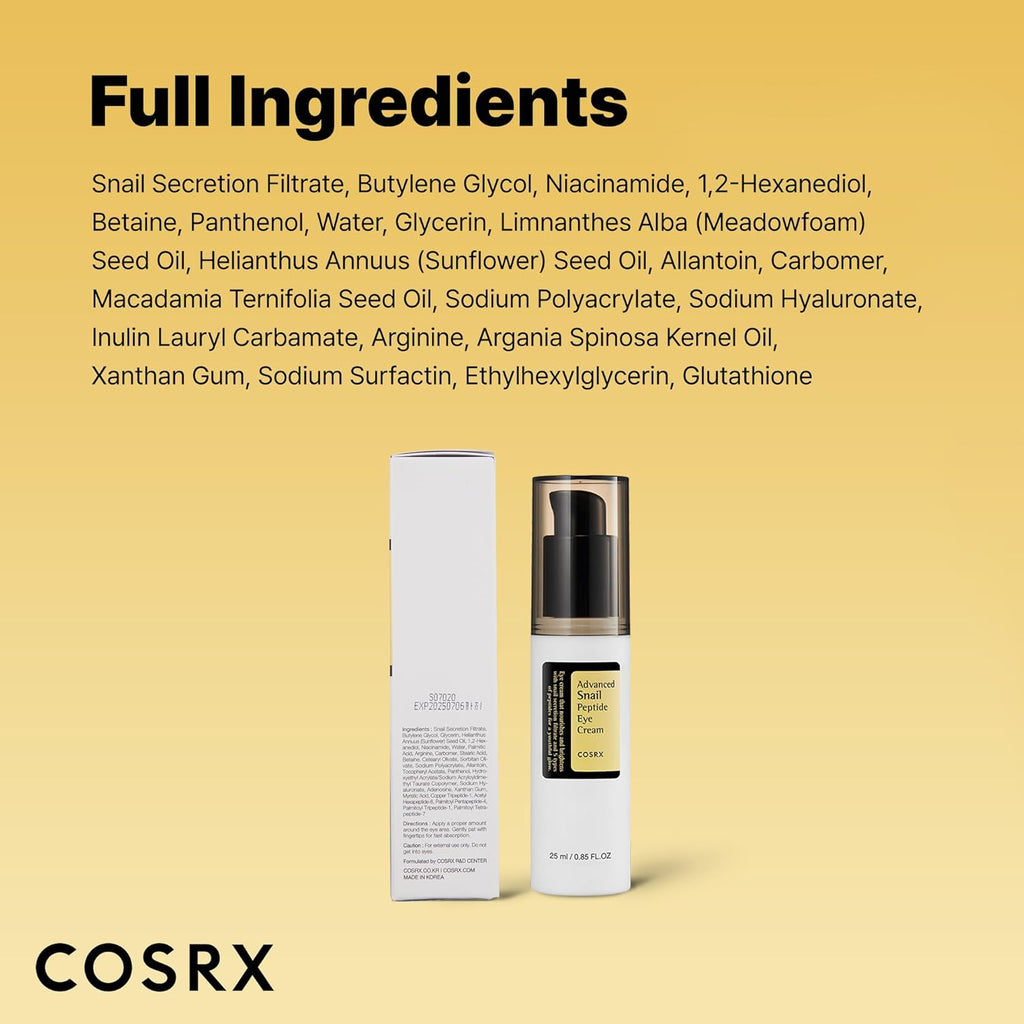 COSRX Advanced Snail Peptide Eye Cream, 0.84 oz - photo 4