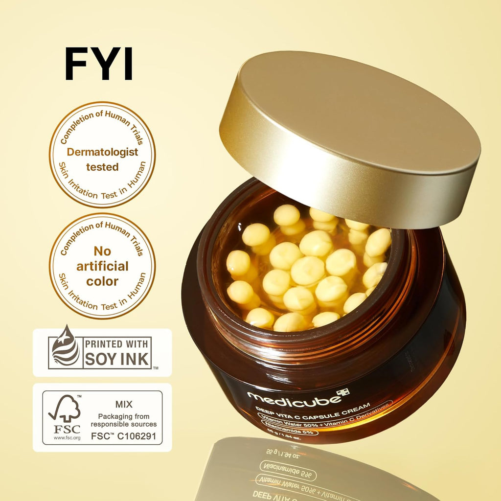 medicube Deep Vitamin C Capsule Cream moisturizer, 1.94 oz - photo 4