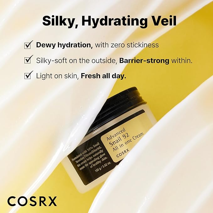 COSRX Advanced Snail 92 All in One Cream moisturizer, 3.52 oz - photo 6
