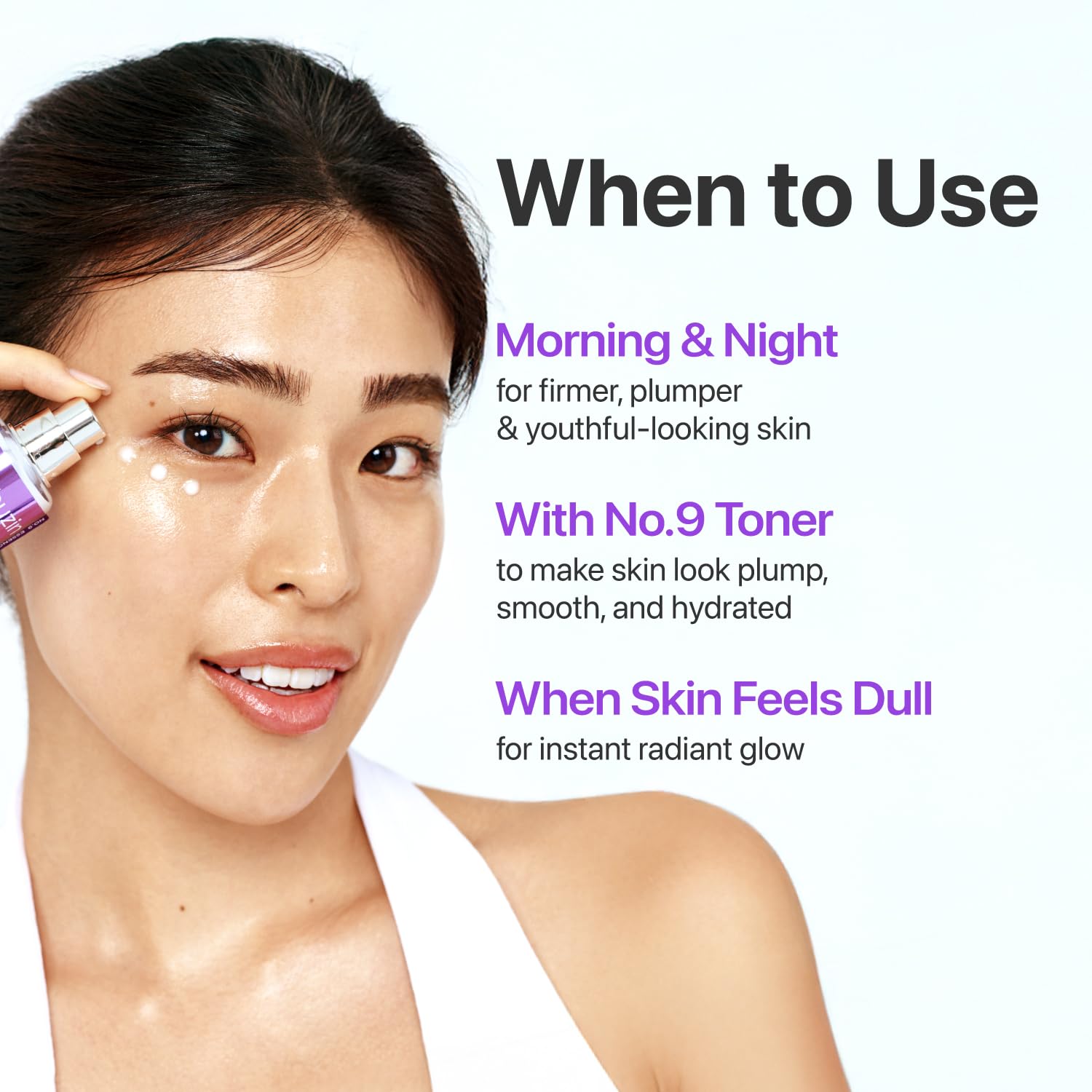 numbuzin No.9 NAD+ Peptide Lifting Serum, 1.69 oz - photo 3