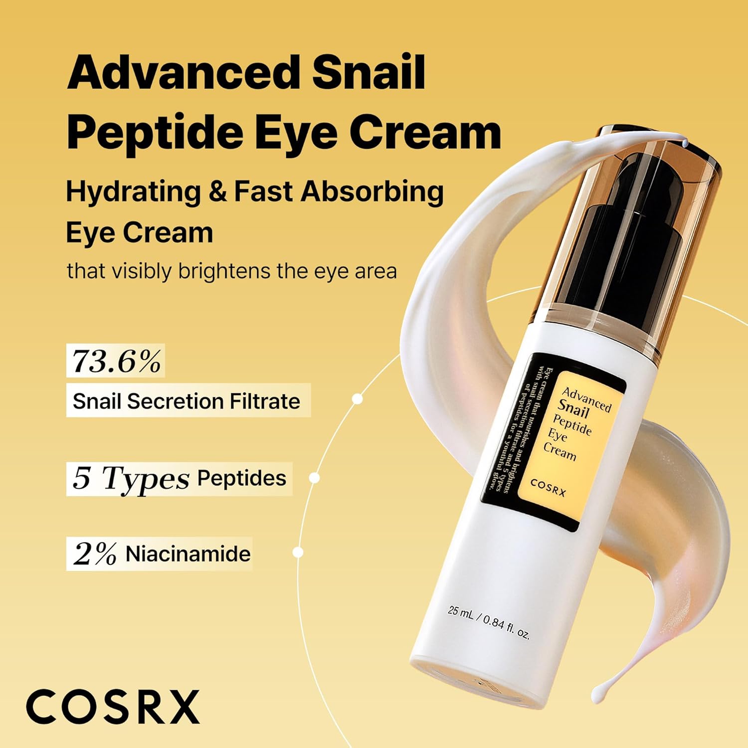 COSRX Advanced Snail Peptide Eye Cream, 0.84 oz - photo 3