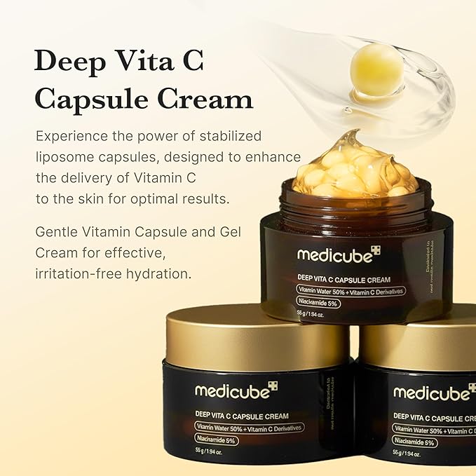 medicube Deep Vitamin C Capsule Cream moisturizer, 1.94 oz - photo 2