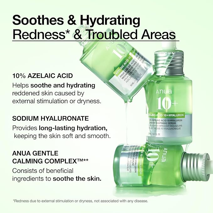 Anua Azelaic Acid 10 Redness Soothing Serum, 30ml - photo 4