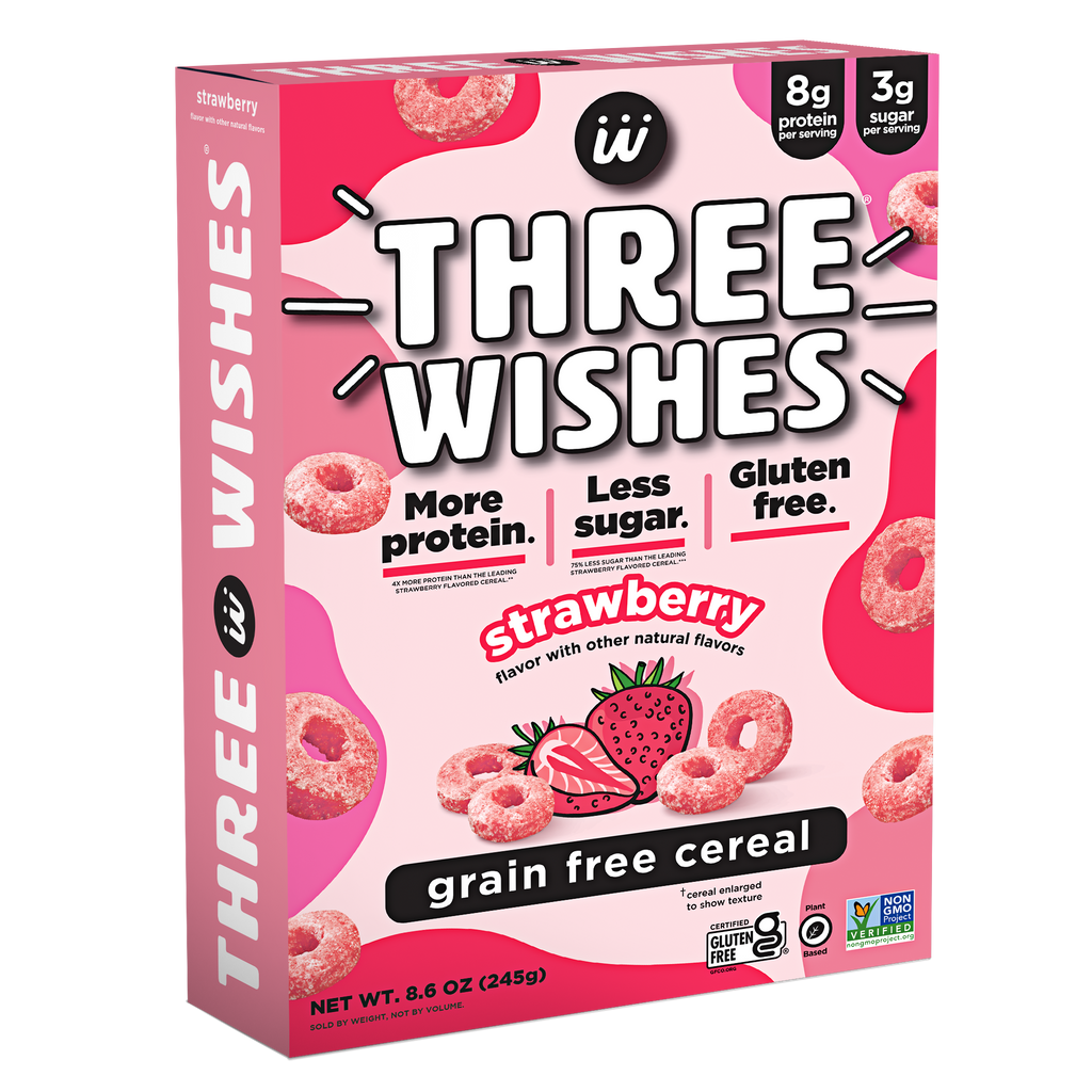 Three Wishes Grain Free Cereal Strawberry