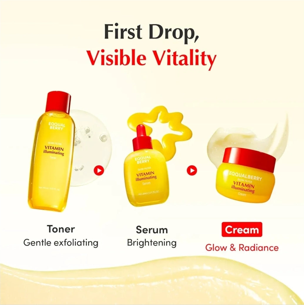 EQQUALBERRY Vitamin Illuminating Cream with vitamin C, 50ml - photo 8