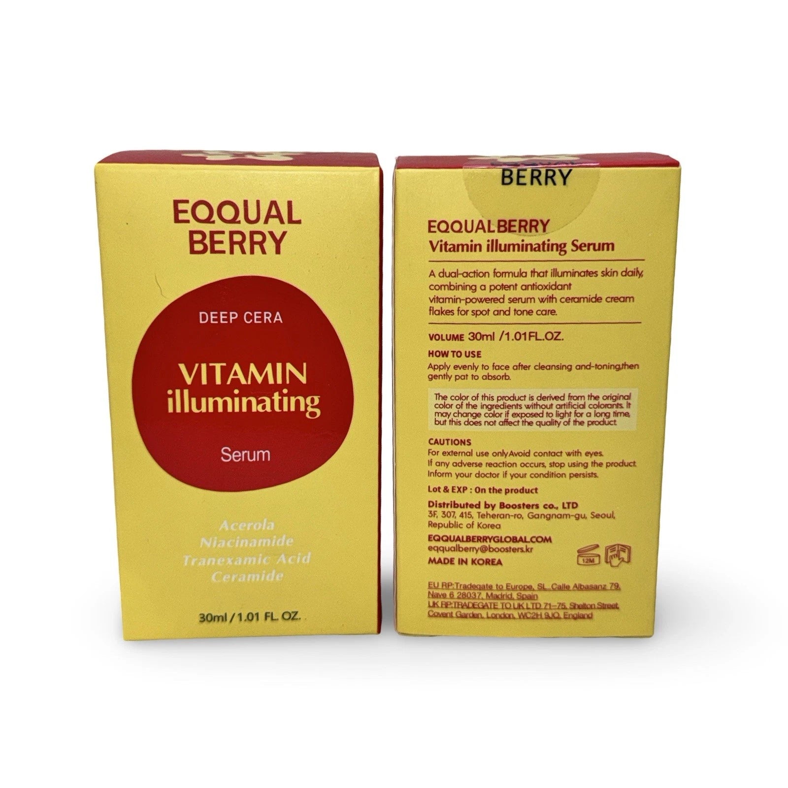EQQUALBERRY Deep Cera Vitamin Illuminating Serum, 30ml - photo 2