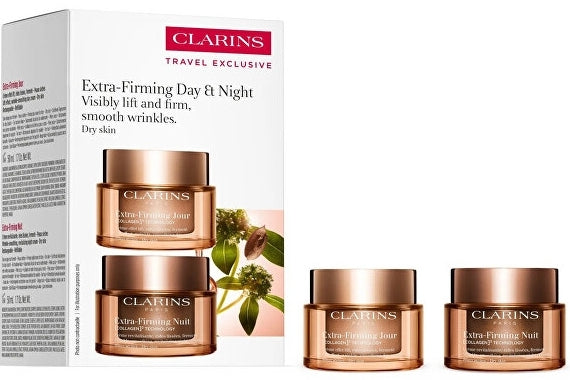 Clarins Extra-Firming day and night moisturizer duo
